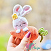 Rabbit hugs Carrot pattern 