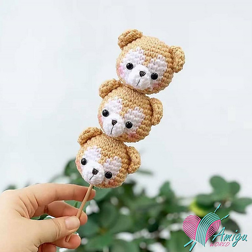 Tiny Bear Keychain
