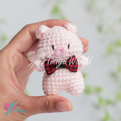 Tiny Pig Keychain