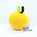 Orange amigurumi pattern 
