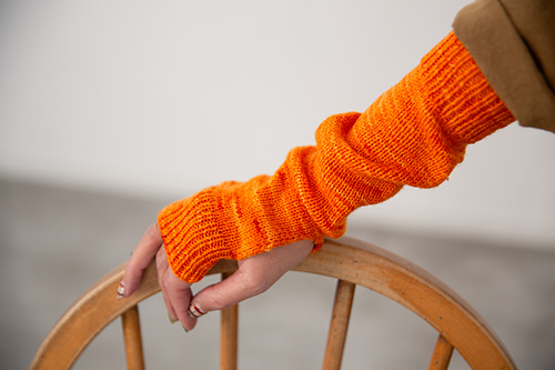 メリヤス編みのシンプルミトン / Simple Stockinette Mitts photo 2