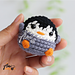 Tiny Peenguin Keychain pattern