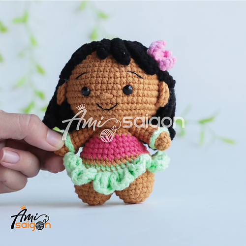Moana Princess Doll Amigurumi