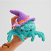 Spider in Witch Hat Halloween pattern