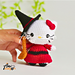 Halloween Hello Kitty pattern