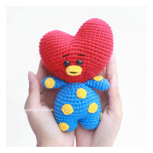 Ravelry: Amigurumi TaTa BT21 pattern by Vui Vui