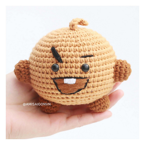 Ravelry: Amigurumi Shooky BT21 pattern by Vui Vui