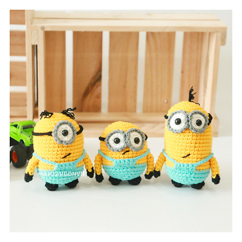 Amigurumi Minion Bob - Vui Vui