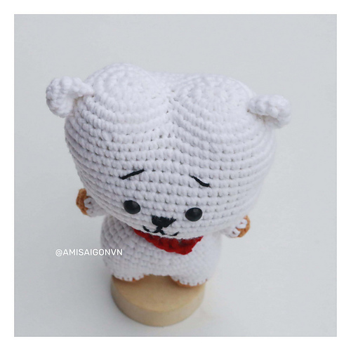 Ravelry: Amigurumi BT21 RJ Sheep pattern by Vui Vui