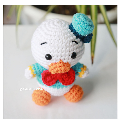 Amigurumi Baby Donald Duck - Vui Vui