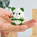 Tiny Panda Keychain pattern