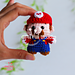 Mario Keychain Amigurumi pattern