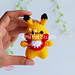 Tiny Pikachu Keychain pattern