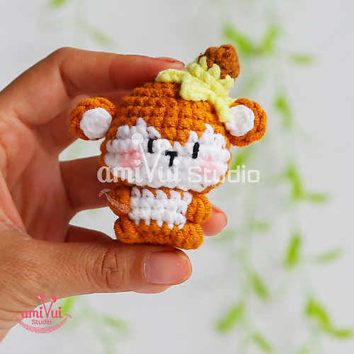 Tiny Monkey Keychain