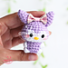 Tiny Kuromi Amigurumi pattern