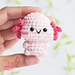 Little Axolotl Keychain pattern