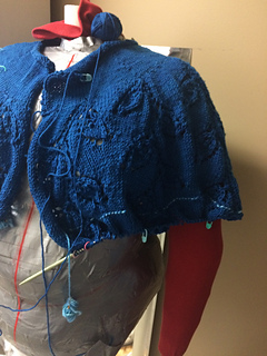 Original yoke attempt but I need Yarn to complete border