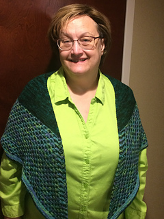 Better shoulder coverage after reknit and block