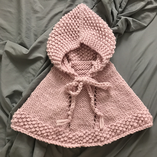b16-1 Little Peach Poncho photo 12