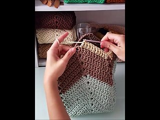 crochet rope bolsa pattern