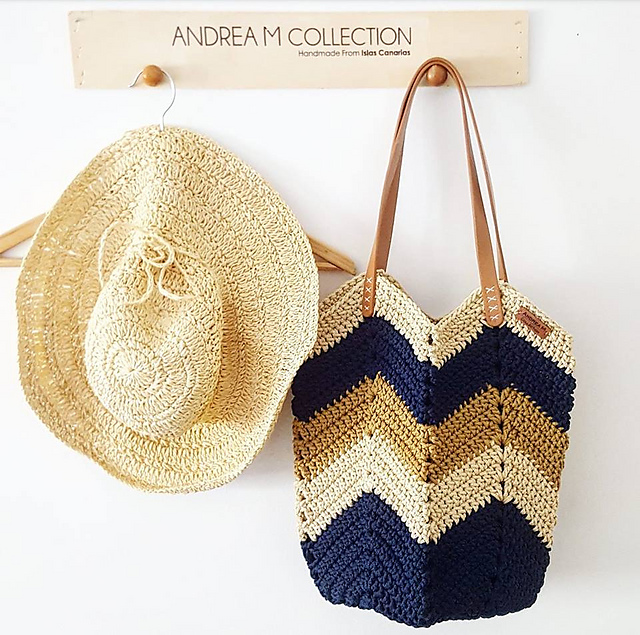 crochet rope bolsa pattern