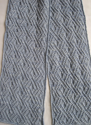 Ravelry: Gauss Twisted Scarf pattern by Linda Lehman