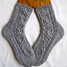 OK Cabled Socks pattern 