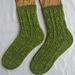 Mogami Cable Lace Socks pattern