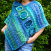 Ocean Flowers Poncho pattern 