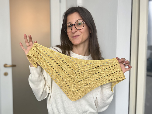 En italiensk Bandana - An Italian Knitter