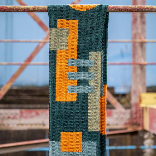 Rust & Rhythm Scarf
