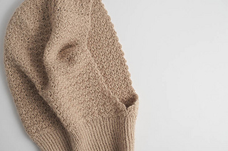 Crocheted and knitted balaclava pattern.
