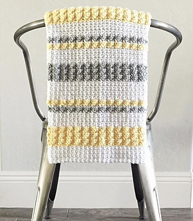 mesh stitch crochet blanket