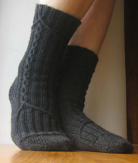 Ravelry: Black Cable pattern by Anneh Fletcher