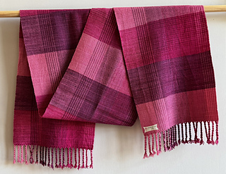 bunte wolle + JoB - Webschal aus Merino-Kaschmir 520