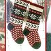 Holly Christmas Stocking pattern 