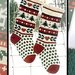 Holiday Evergreen Christmas Stocking pattern 