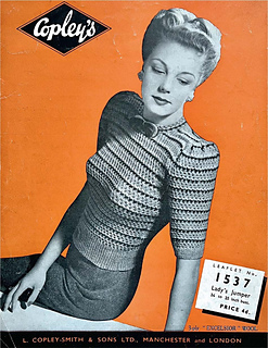 Copley’s pattern number 1537 dates from the later 1940s, when coupons and rationing were even more restricting.