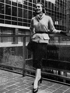Note: Instructions give half back belt as pictured on cover, or wear with leather belt as shown here if preferred, omitting Upper Pocket Flaps.