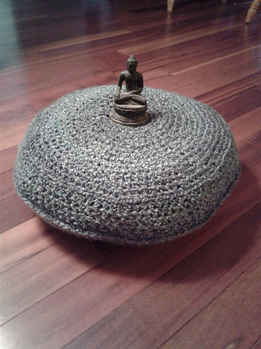 Simple meditation cushion cover photo 1