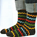 Rick Rack Socks pattern 