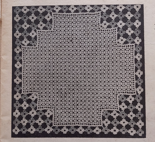 Flower Bordered Doily