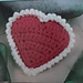 Heart Scrubbie pattern 