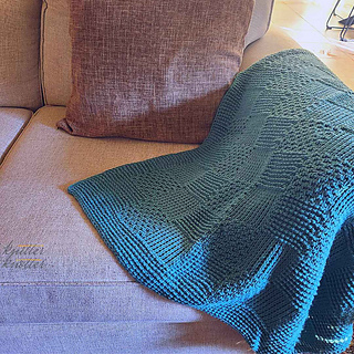 Easy Tunisian Crochet Blanket – Free Pattern! Roshan Blanket -  KnitterKnotter