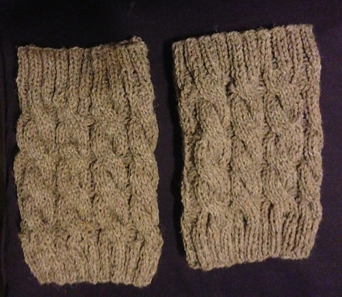 Cabled Boot Cuffs