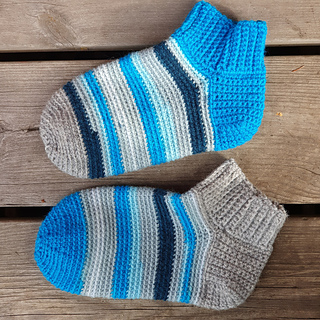Caribbean Blue & Turquoise + Medium Grey Melange. Stl.41-42 