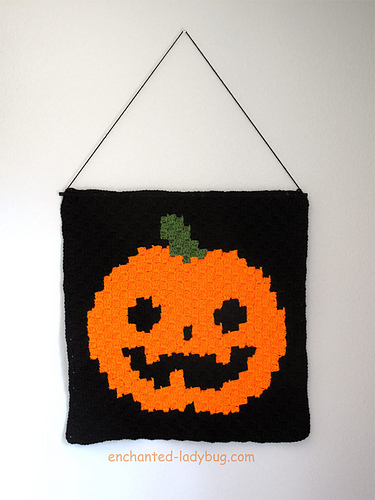 C2C Jack'oLantern Halloween Wall Hanging photo 1