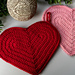 Heart Shaped Hot Pad pattern 