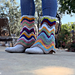 Chevron Chic Boot Cuffs pattern