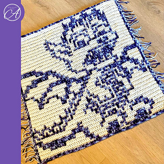 Eva's mosaic crochet sample